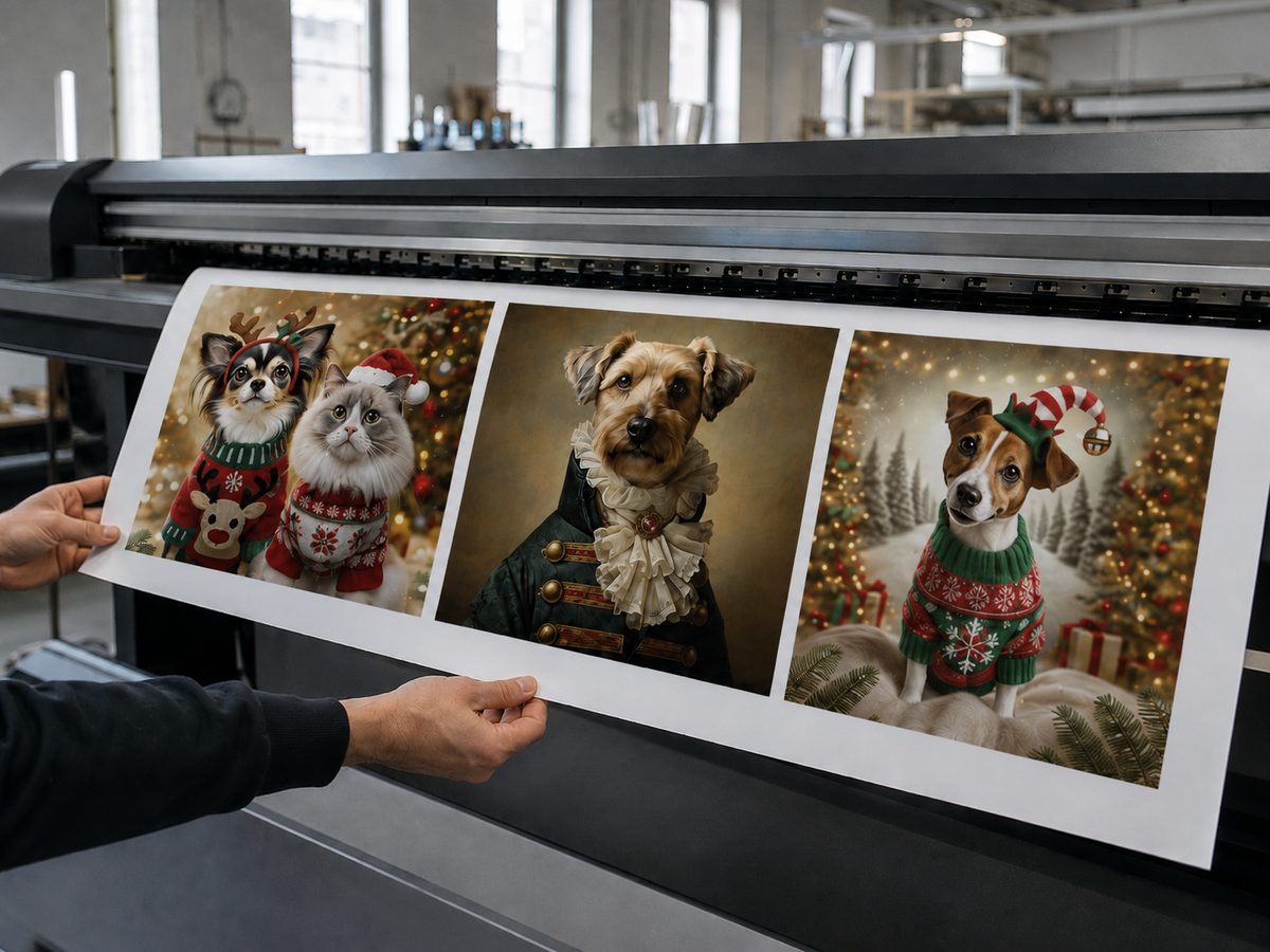 We print it and check it