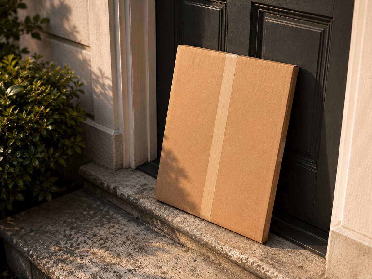 Packed, and on its way
