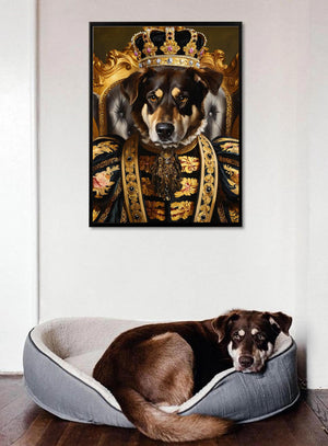 Custom Royal Cat Couple Portrait — photo 6 of 12