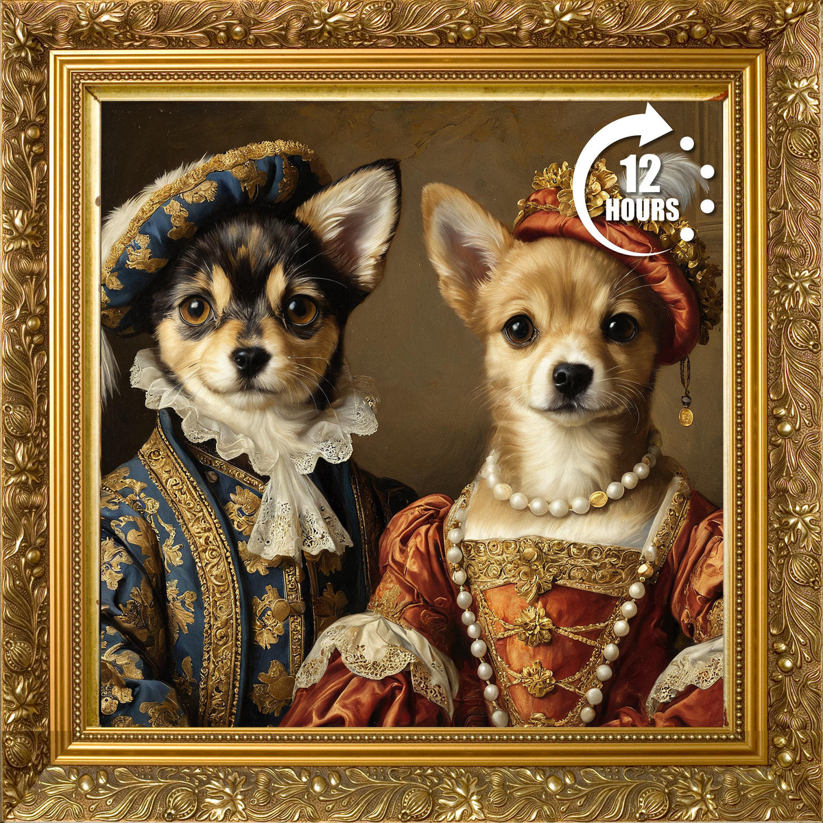 Royal Dog Portrait