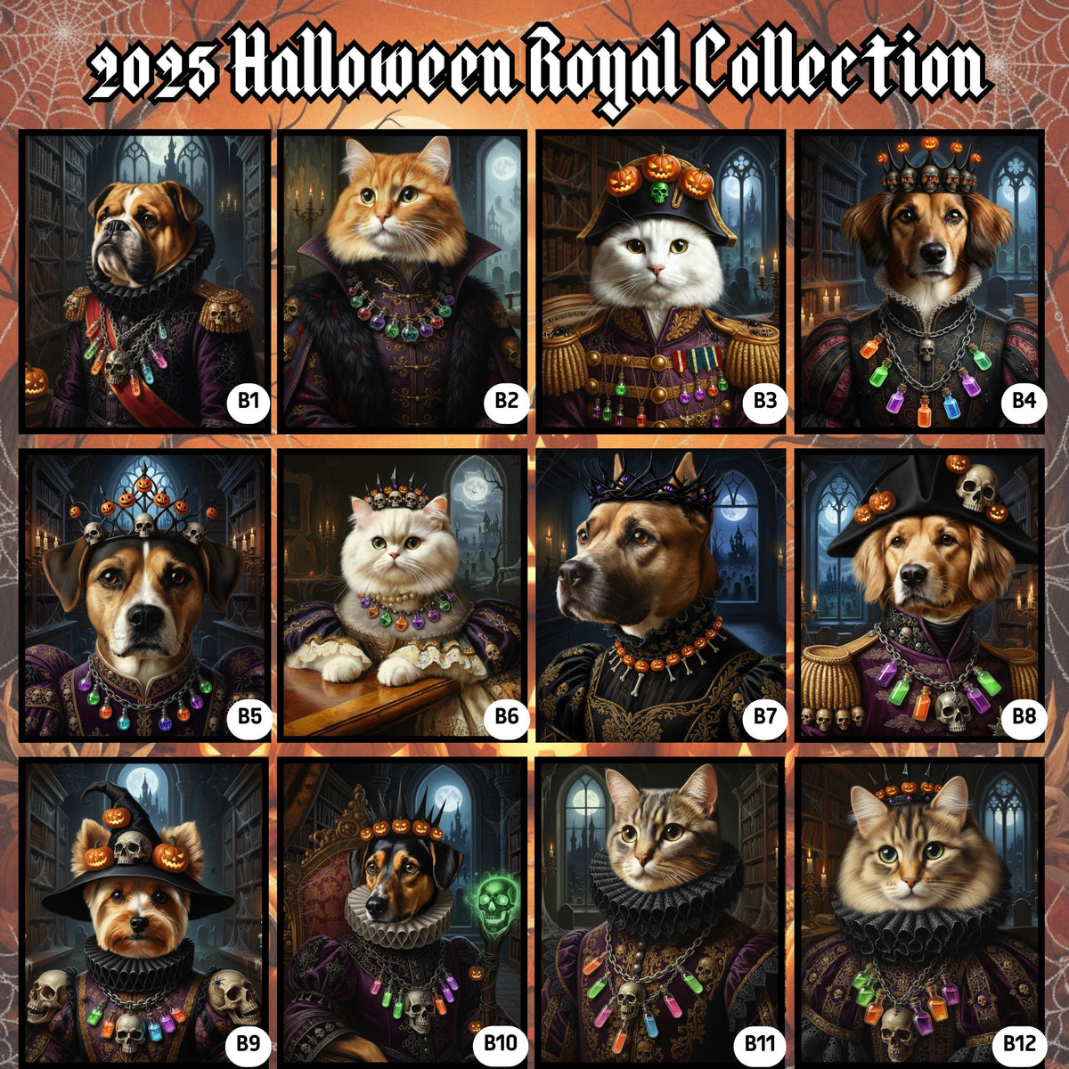 Custom Halloween Dog Portrait Canvas — photo 3 of 11