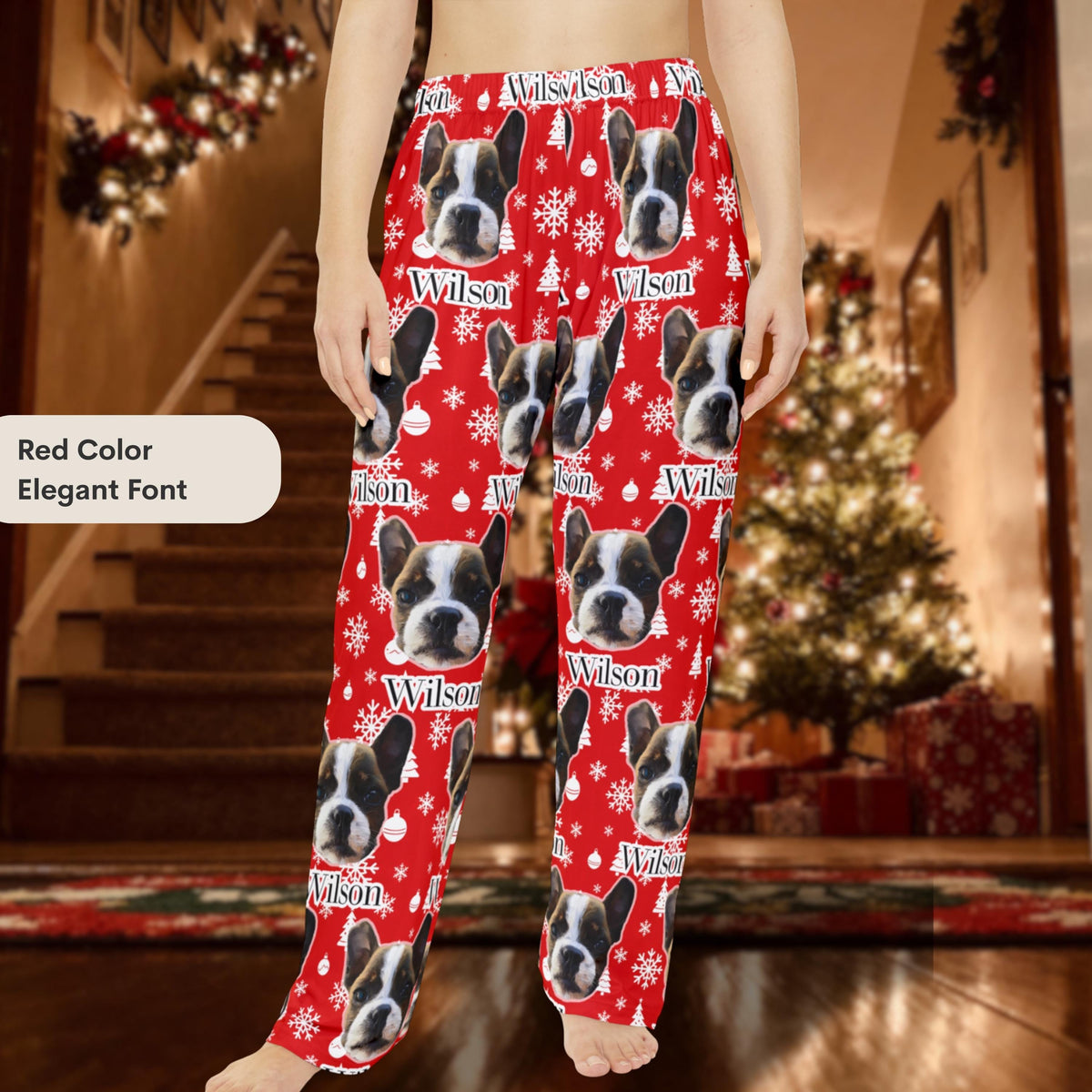 Personalized Christmas Pajamas with Pet Photo — photo 3 of 11
