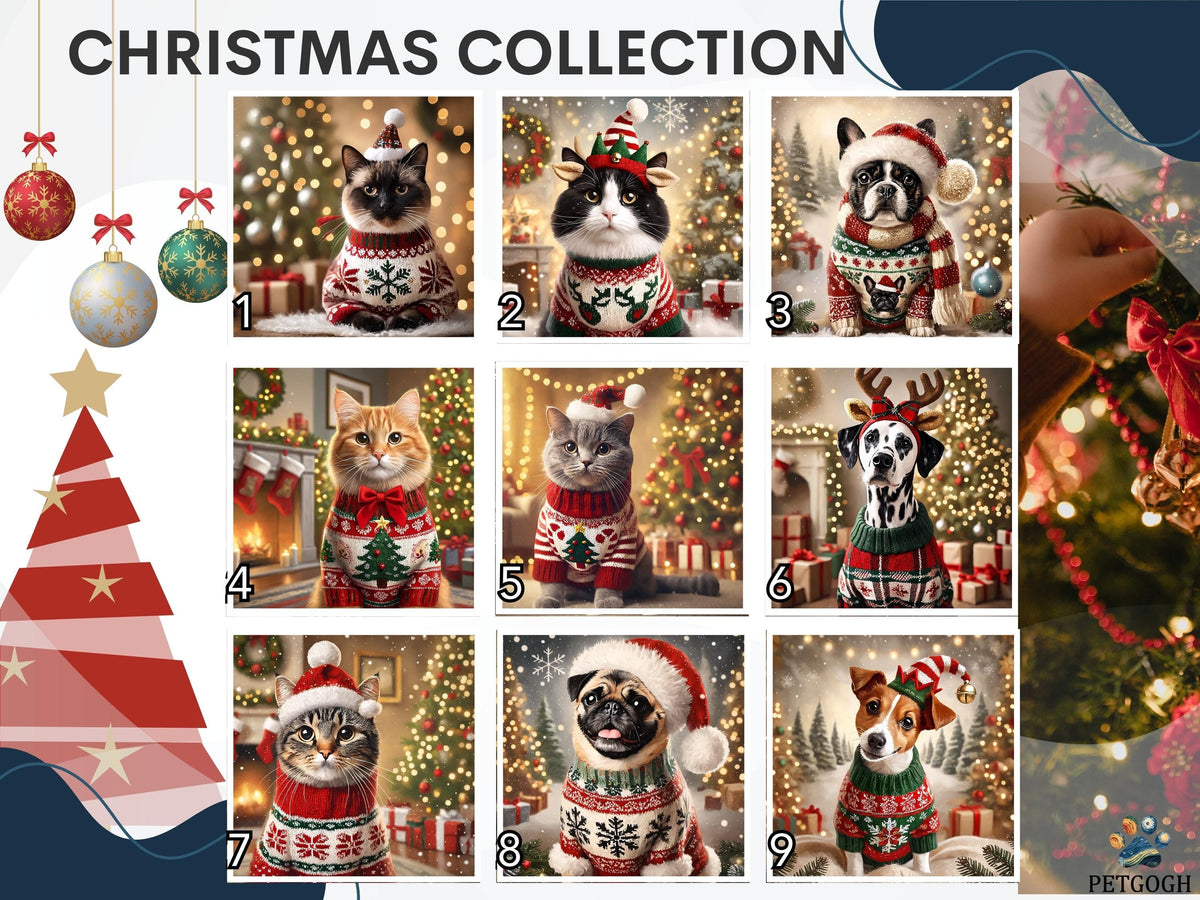 Christmas Pet Portrait from Photo — photo 4 of 11