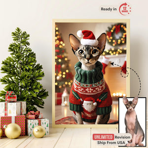 Christmas Pet Portrait from Photo — photo 7 of 11