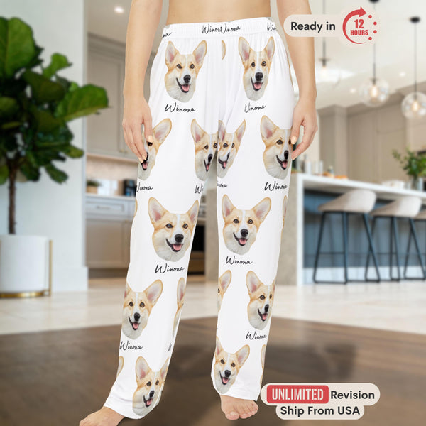 Custom Pet Pajamas using Pet Photo & Name, Personalized Pajama Set, Gift for Pet Lover, Dog Cat Pajamas, Custom Pet Christmas Pajamas