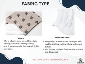 Custom Pet Blanket Using Pet Photo and Name — photo 7 of 12