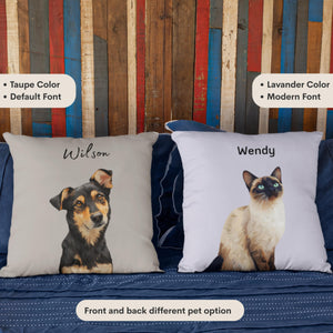 Custom Pet Pillow Using Pet Photo & Name — photo 7 of 11