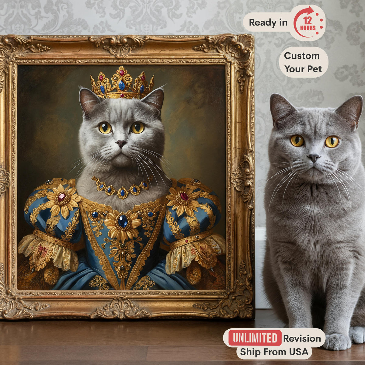 Custom Pet Portrait from Photo