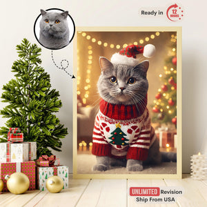 Christmas Pet Portrait from Photo — photo 7 of 11