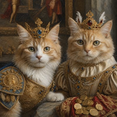 Together Gold Coin Crowns