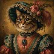 Plumed Rose Hat